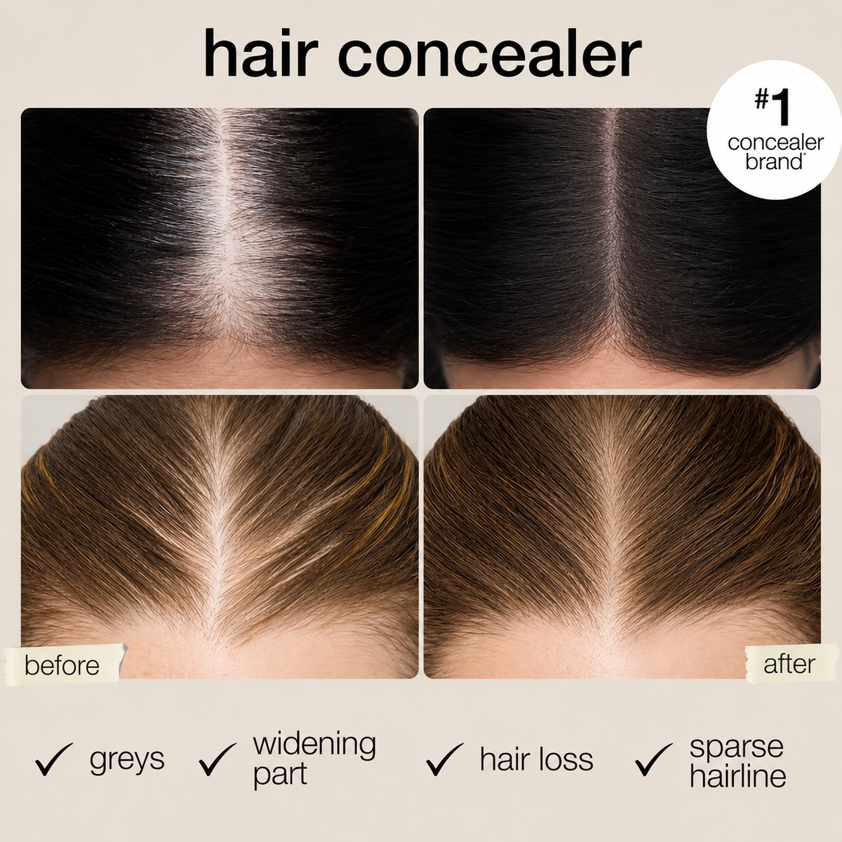 Instant Natural Hair Concealer